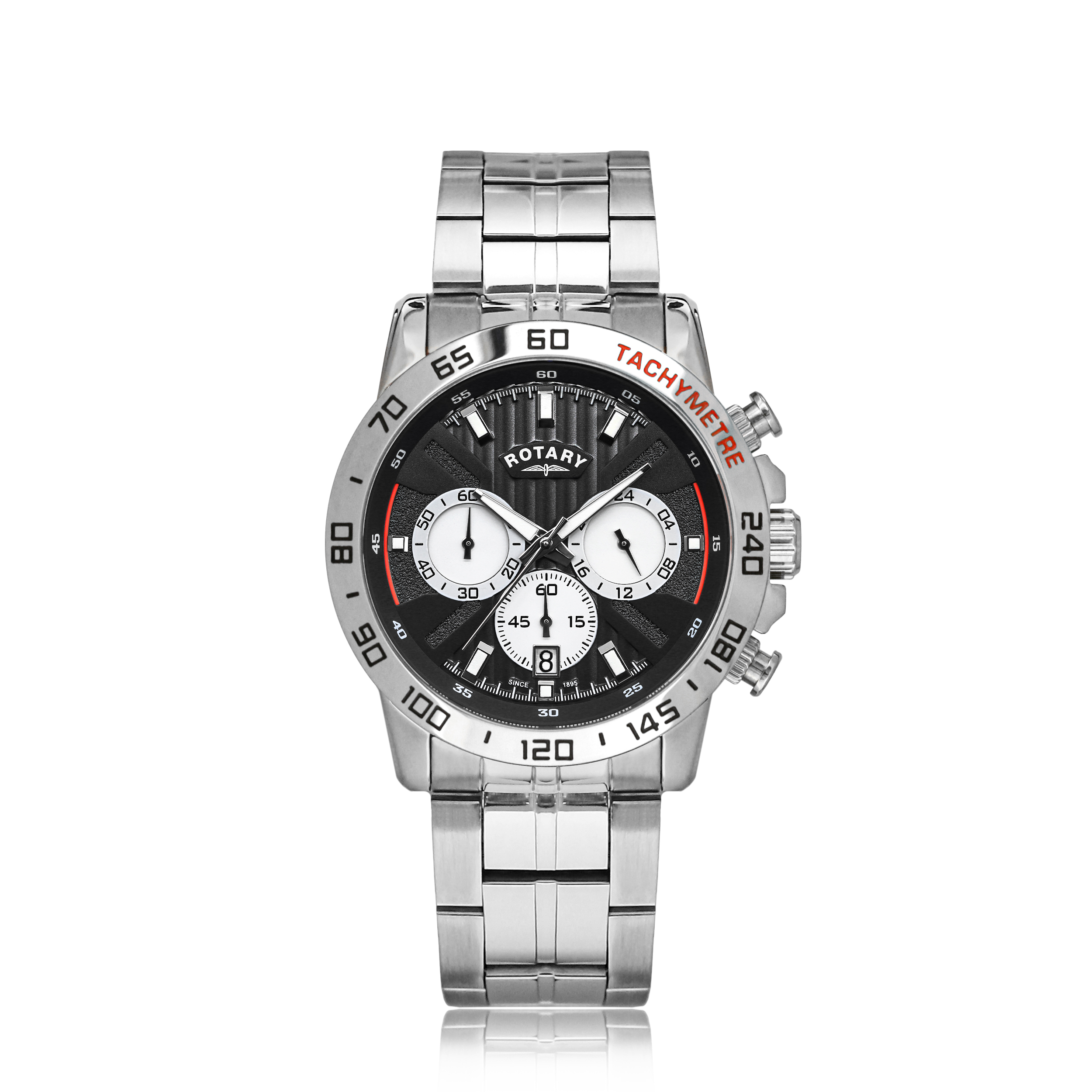 42 off on Rotary Men's Black Chronograph Watch OneDayOnly