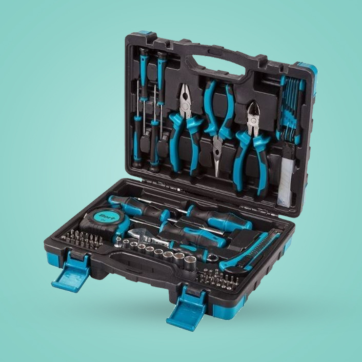 30 off on 82 Piece Household and Hobby DIY Tool Set