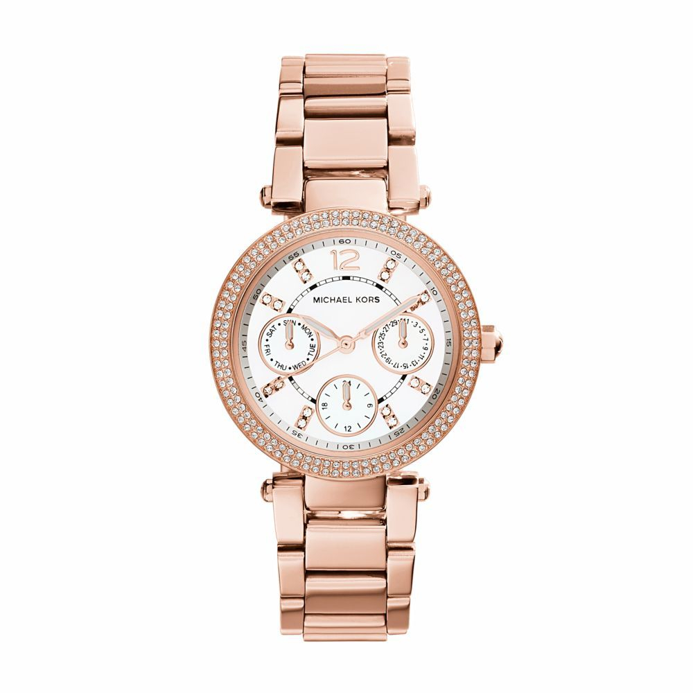 Rose Gold-Tone Glitz Parker Mini Watch