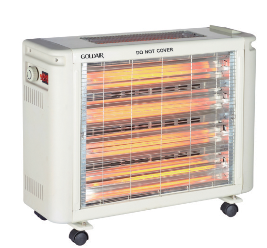 33 off on 6 Bar Quartz Electric Heater with Fan & Humidifier