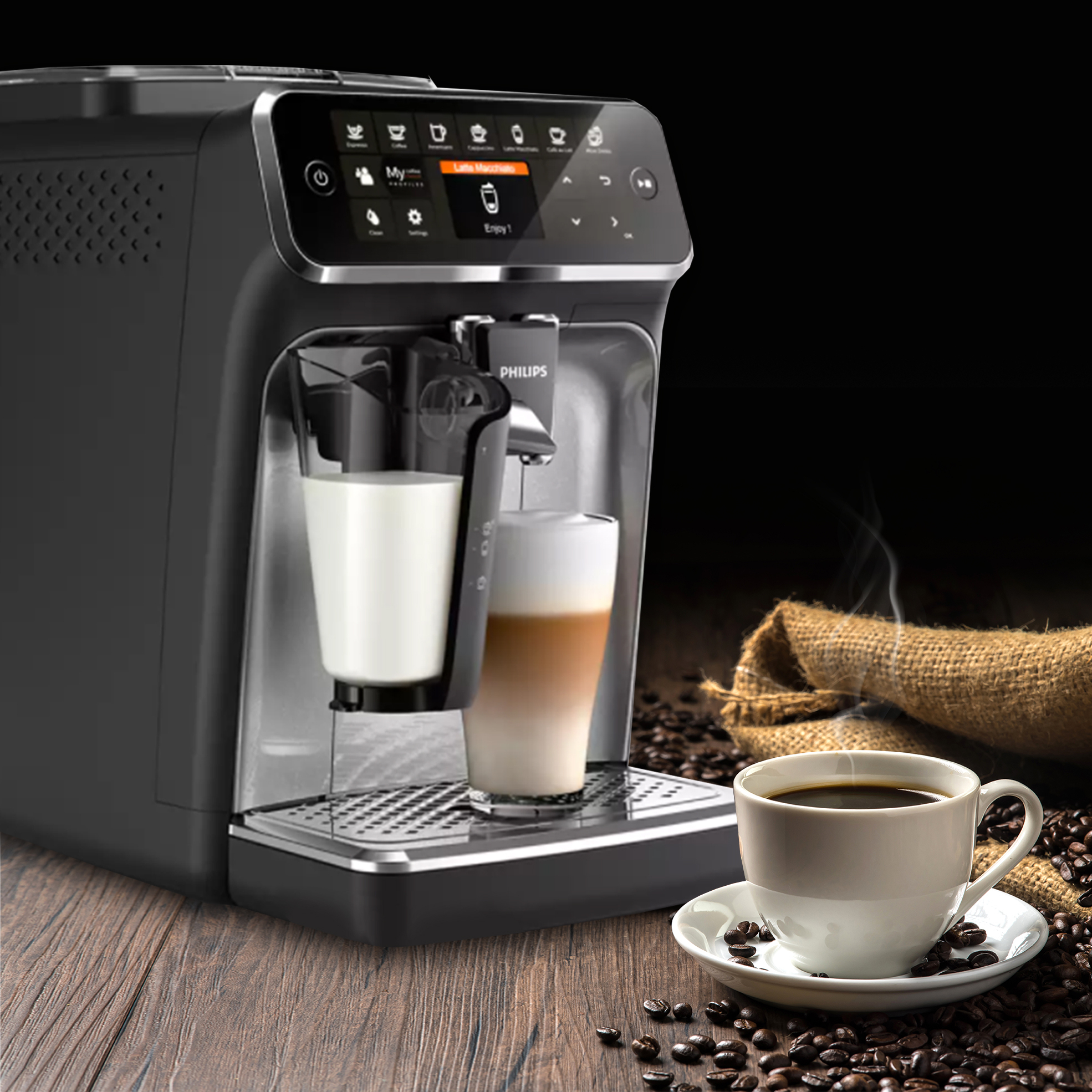 22 off on 4300 Series Fully Automatic Espresso Machine (Model EP4346/70)