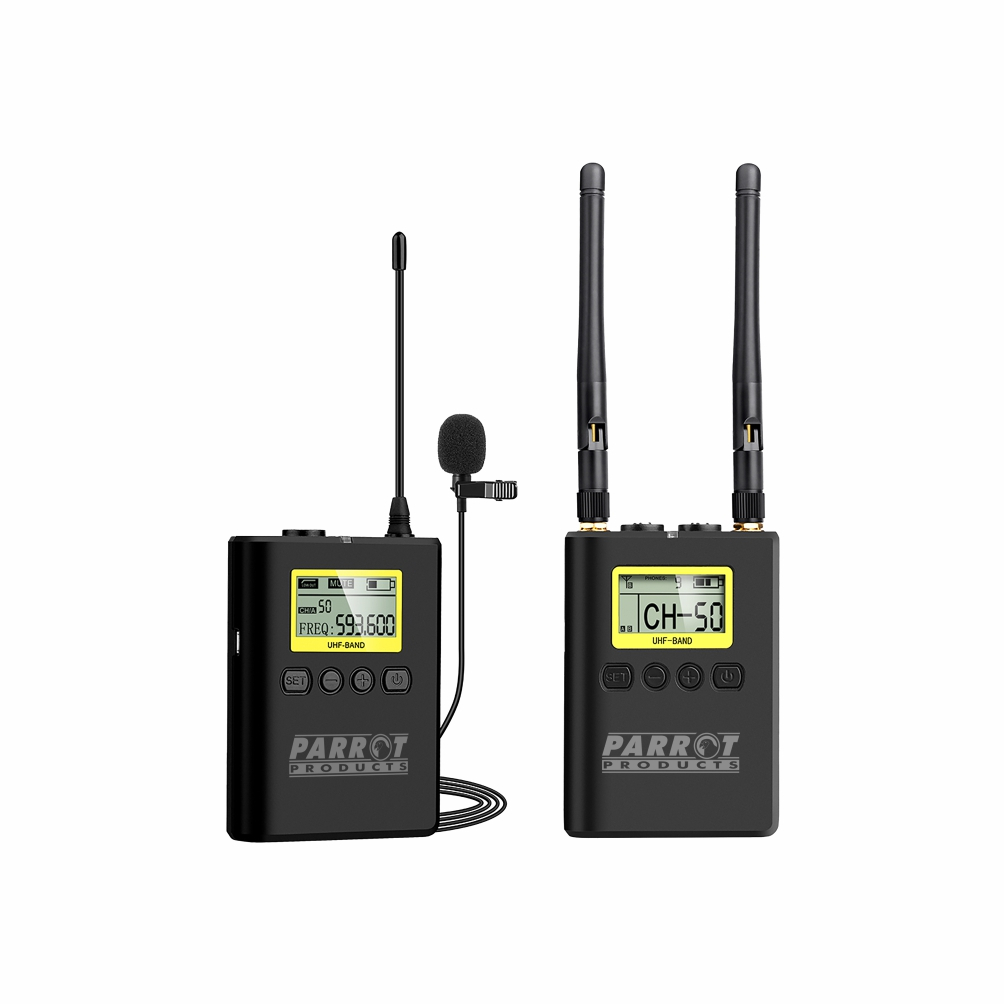 Dual Channel Wireless Lapel Microphone