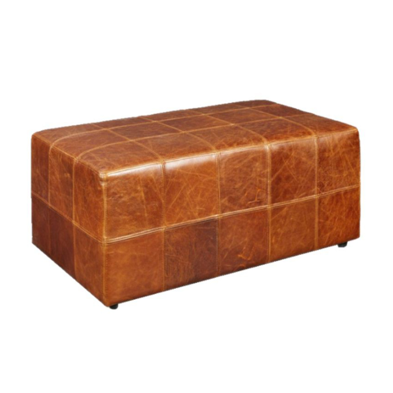 31 off on FullGrain Foxtrot Leather Ottoman