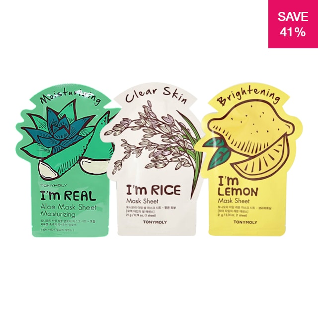41% off on TonyMoly I'm Real Facial Mask Sheet | OneDayOnly