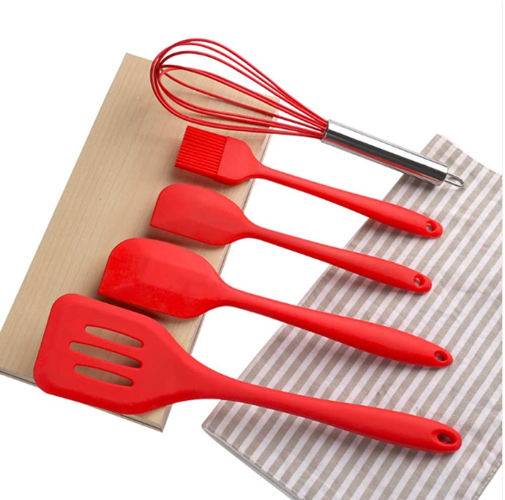 50 off on 5 Piece Silicone Baking Utensils Set