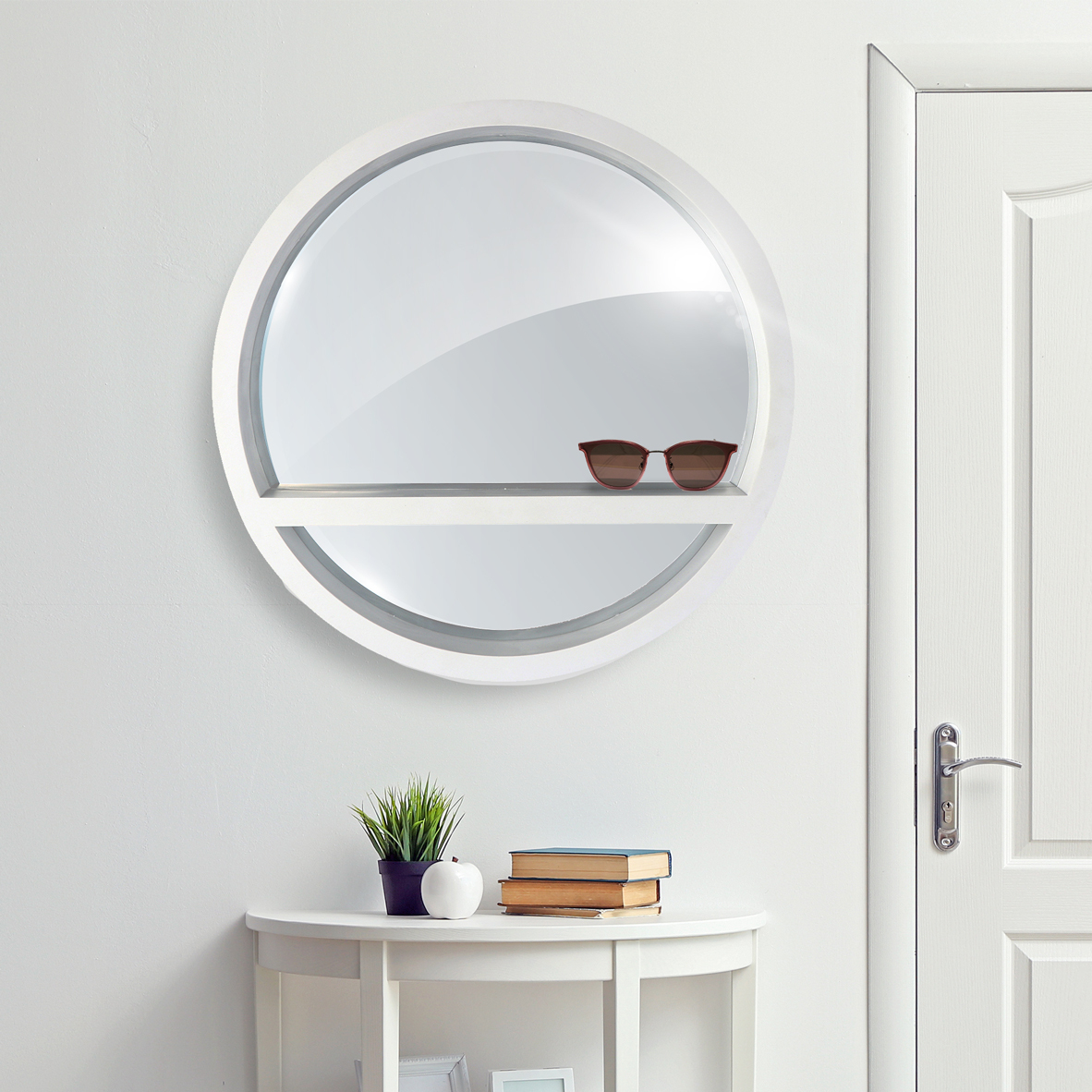 42 off on Round Shelf Mirror