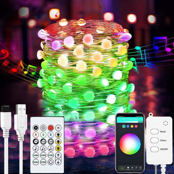 color changing fairy lights remote