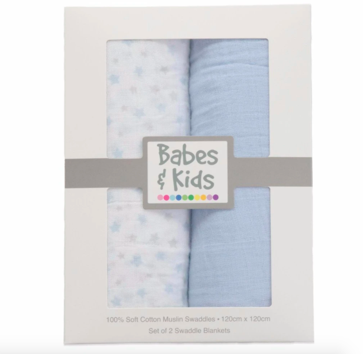 28 off on Babes & Kids Cotton Muslin Swaddles OneDayOnly