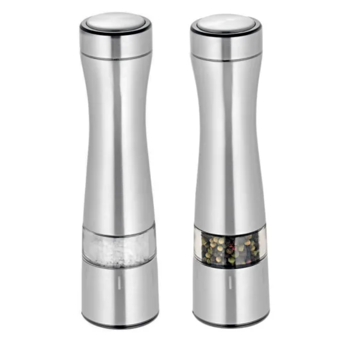 25 off on 22cm Electric Salt & Pepper Mill Set