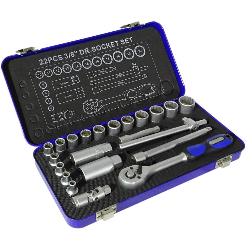 20 off on 22Piece Ratchet Socket Set