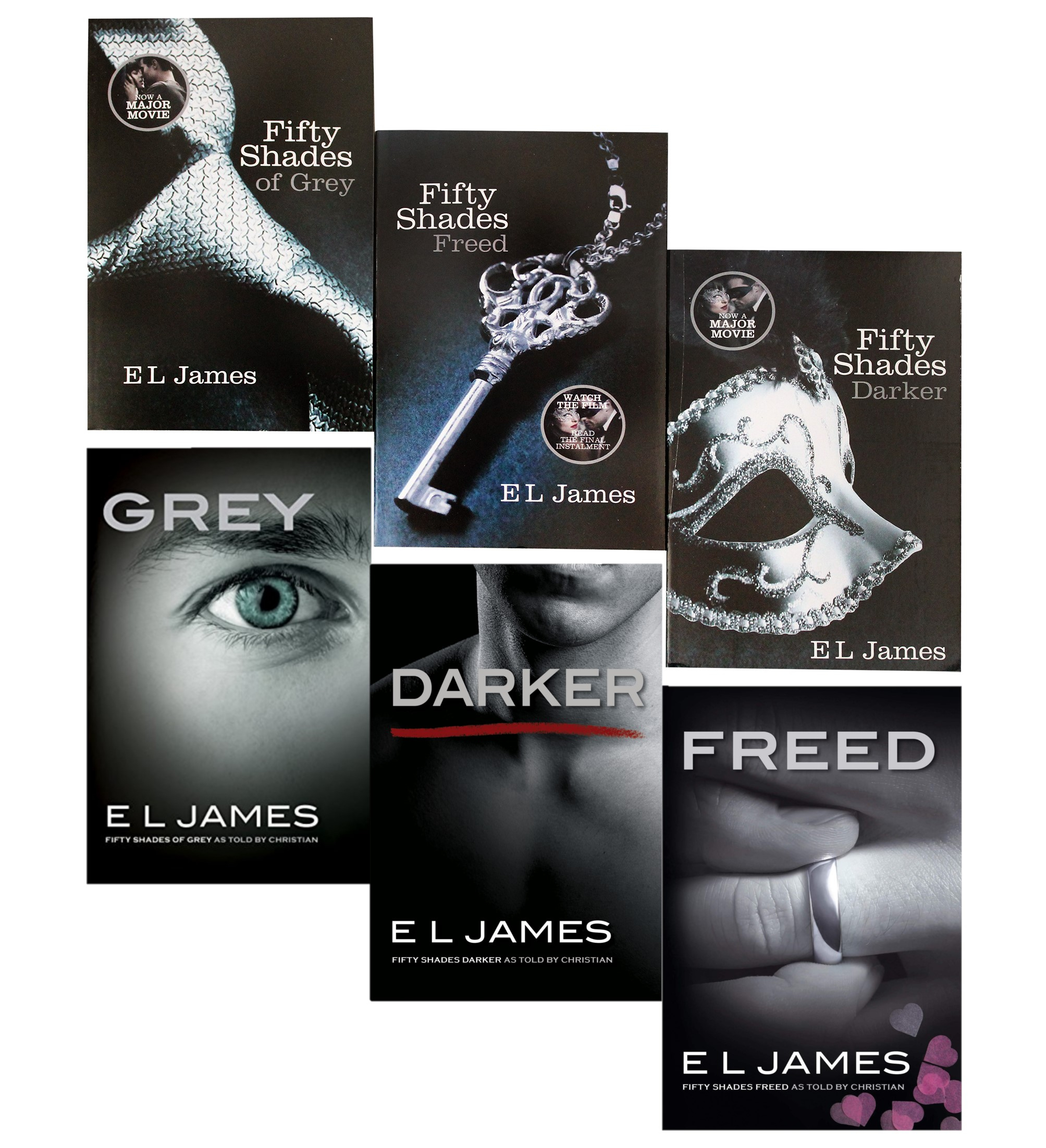 9 Off On Fifty Shades Of Grey Book Bundle 6 Books