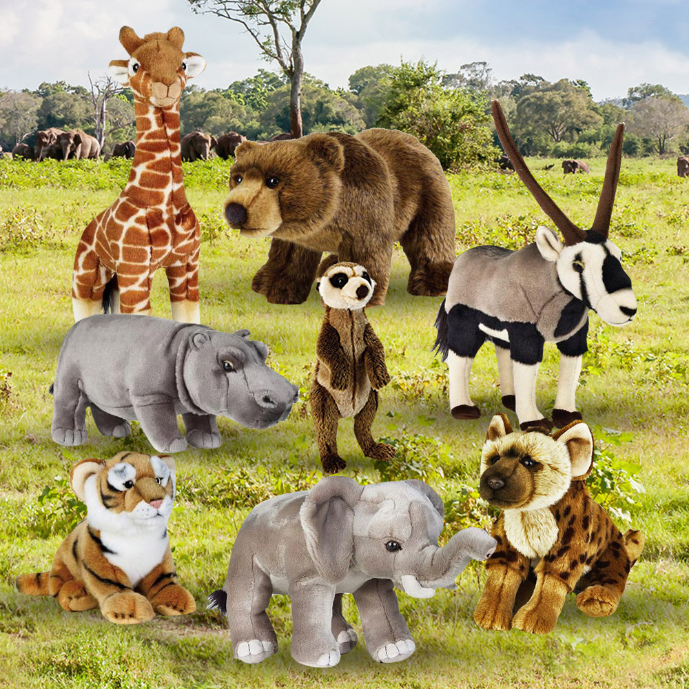 62 off on Plush Wildlife Toy Collection