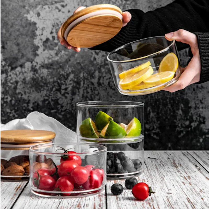 Stackable Glass Storage Containers 49% off on 3x Stackable Glass Containers Set | OneDayOnly