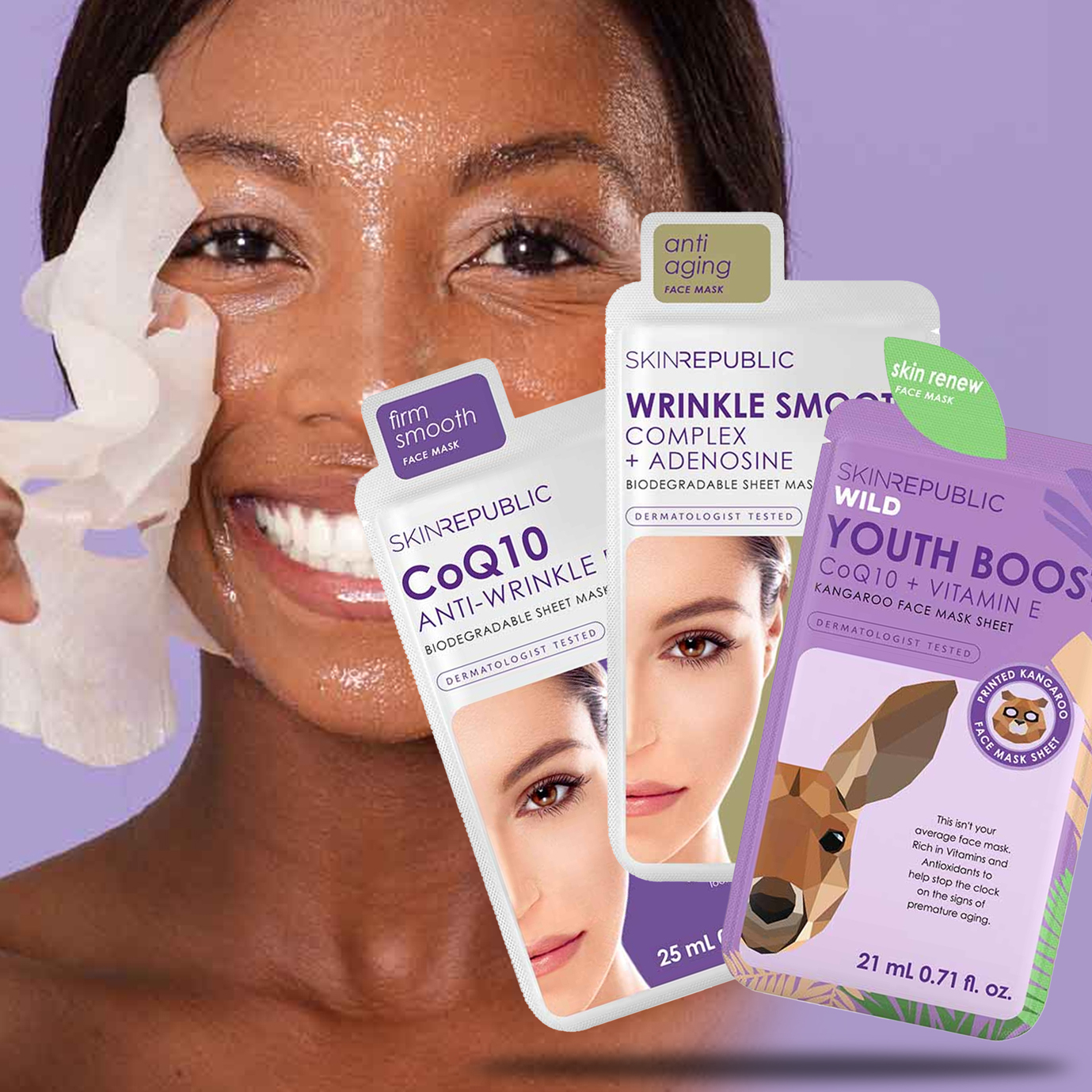 55 off on Pack of 10 AntiWrinkle Masks