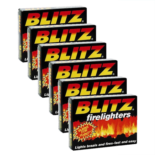 Blitz 6x 12's Firelighters OneDayOnly