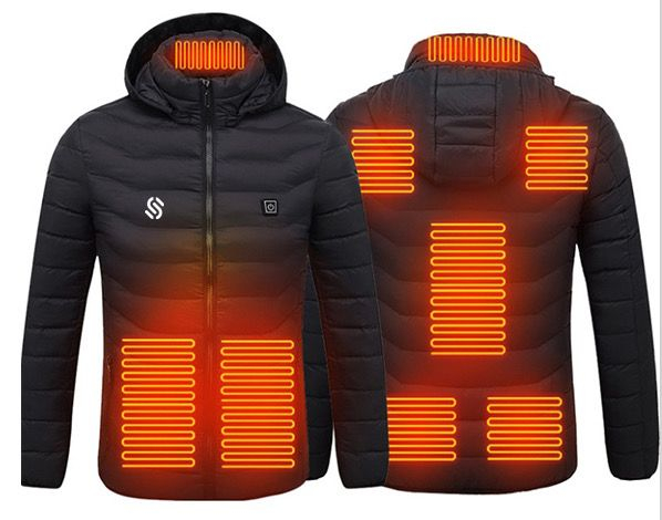 53 off on Unisex Winter Warmer Hooded Jacket with 8Panel USB Heating