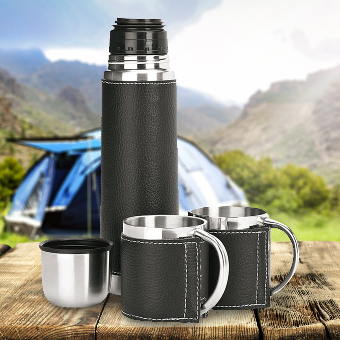 25 off on 500ml Flask and Mug Set with Bag