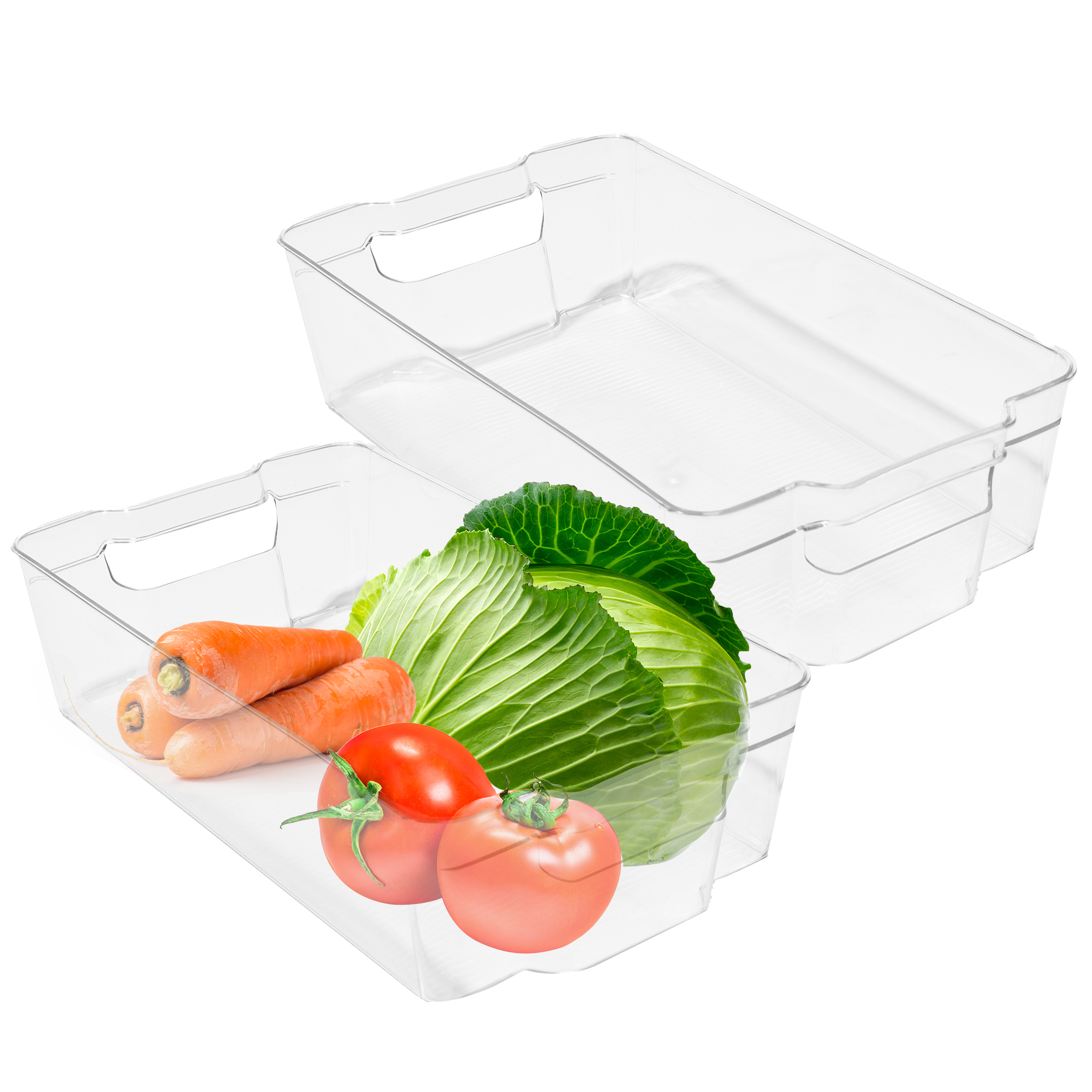 43 off on Set of 2 Stackable Fridge Storage Containers