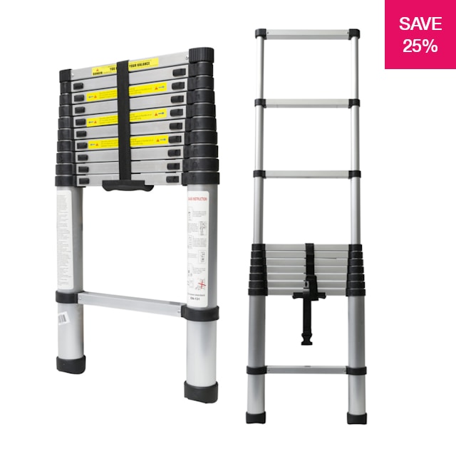 25% off on 3.2m Telescopic Ladder with 10 Steps