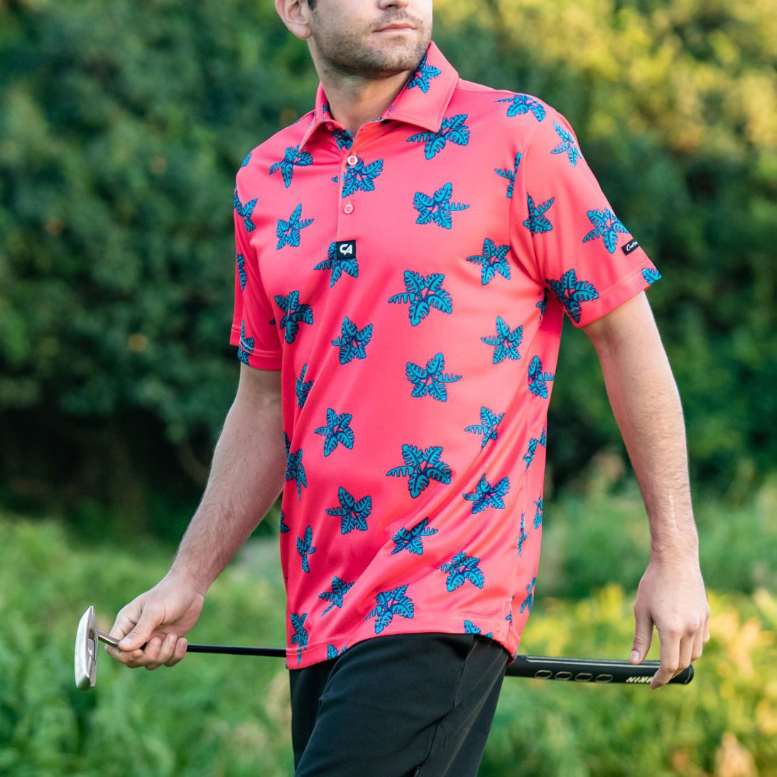 funky golf polos
