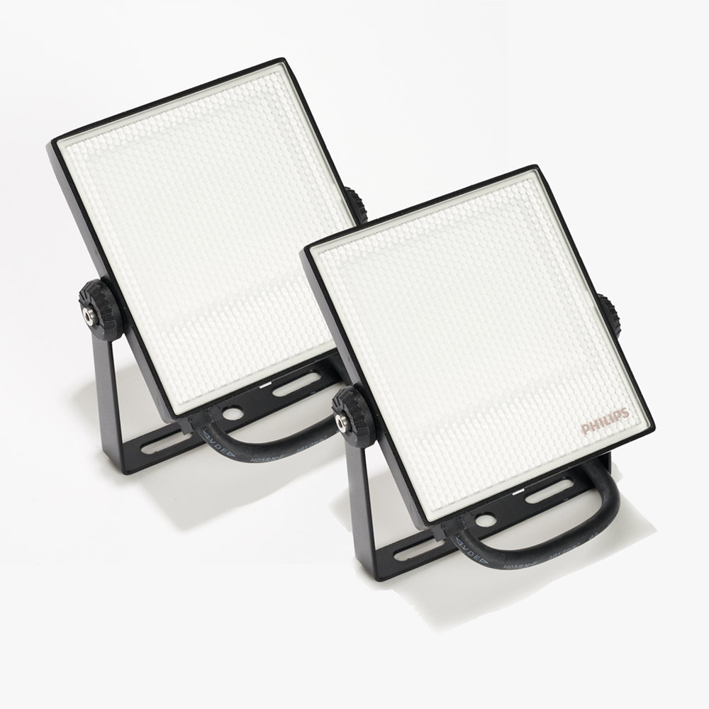 2x Essential Smart Bright LED Floodlights