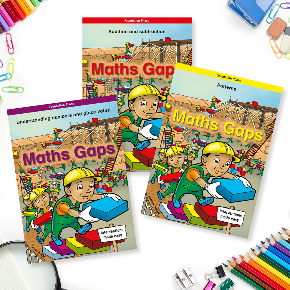 30 off on Set of 8 Maths Gaps Foundation Phase Books (CAPS Curriculum)