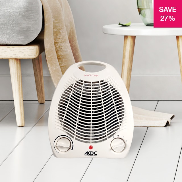27% off on ACDC Dynamics 2000W Fan Heater | OneDayOnly