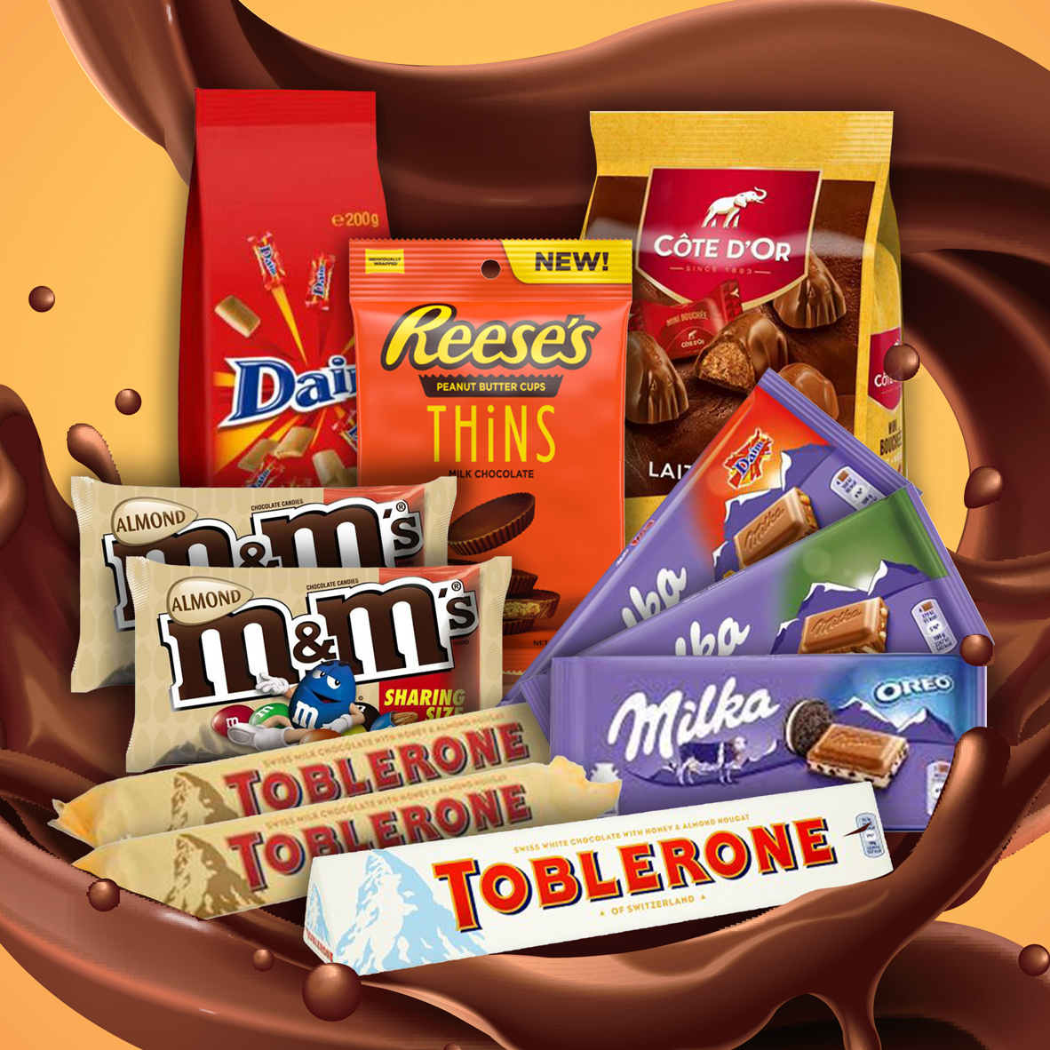 21 off on 11 Piece International Chocolates Bundle