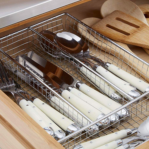 40 off on Chrome Wire Cutlery Organiser Tray