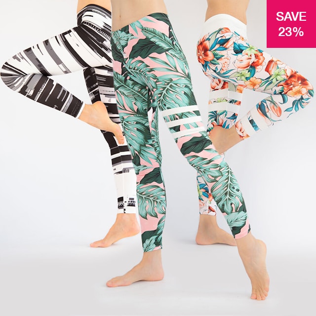 23 off on Ladies Patterned Leggings OneDayOnly