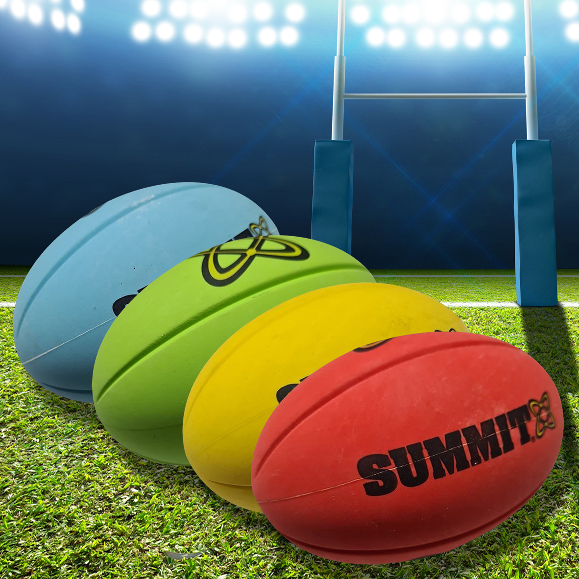 29 off on Pack of 4 High Bounce Rugby Balls OneDayOnly