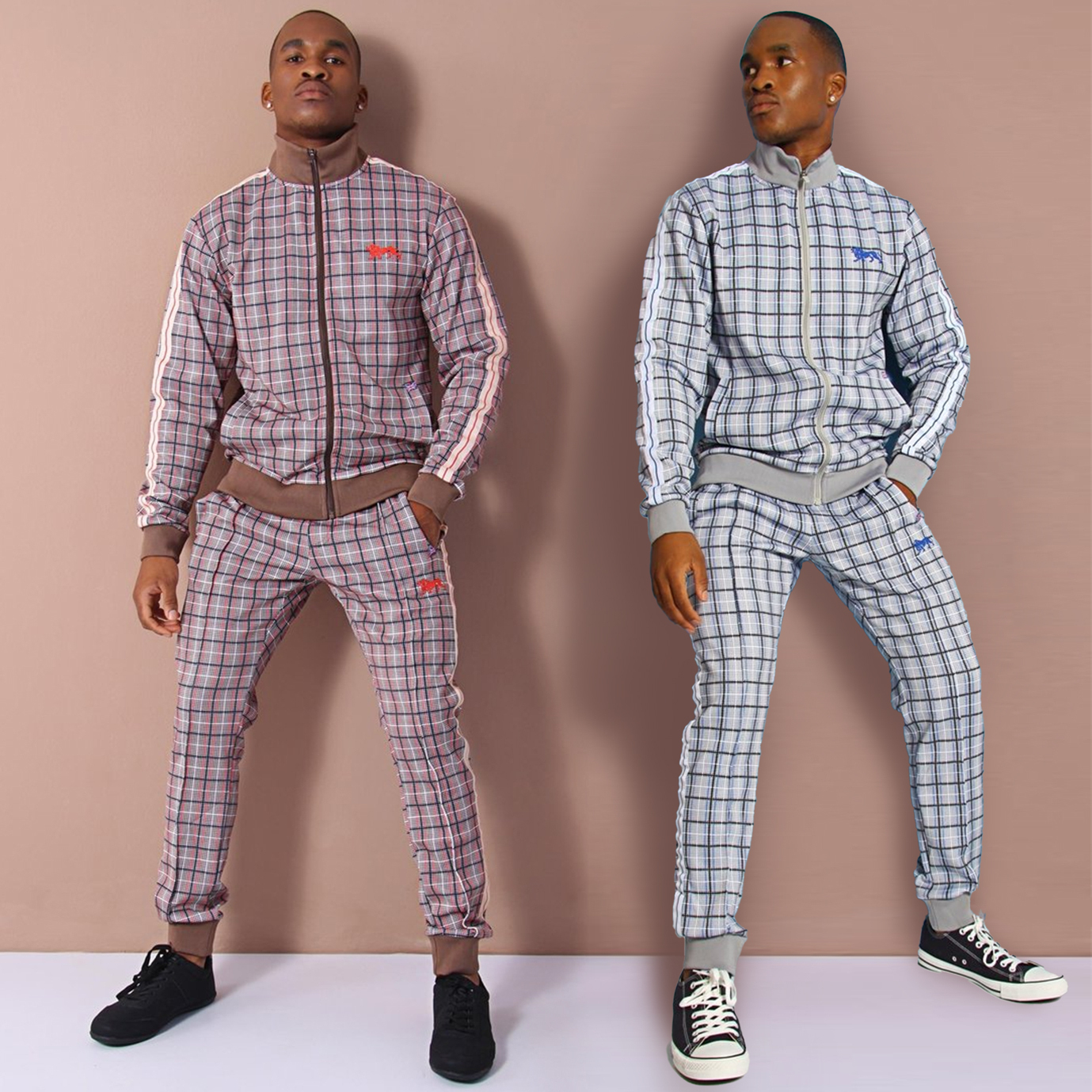 36 off on Men's Check Tracksuit OneDayOnly