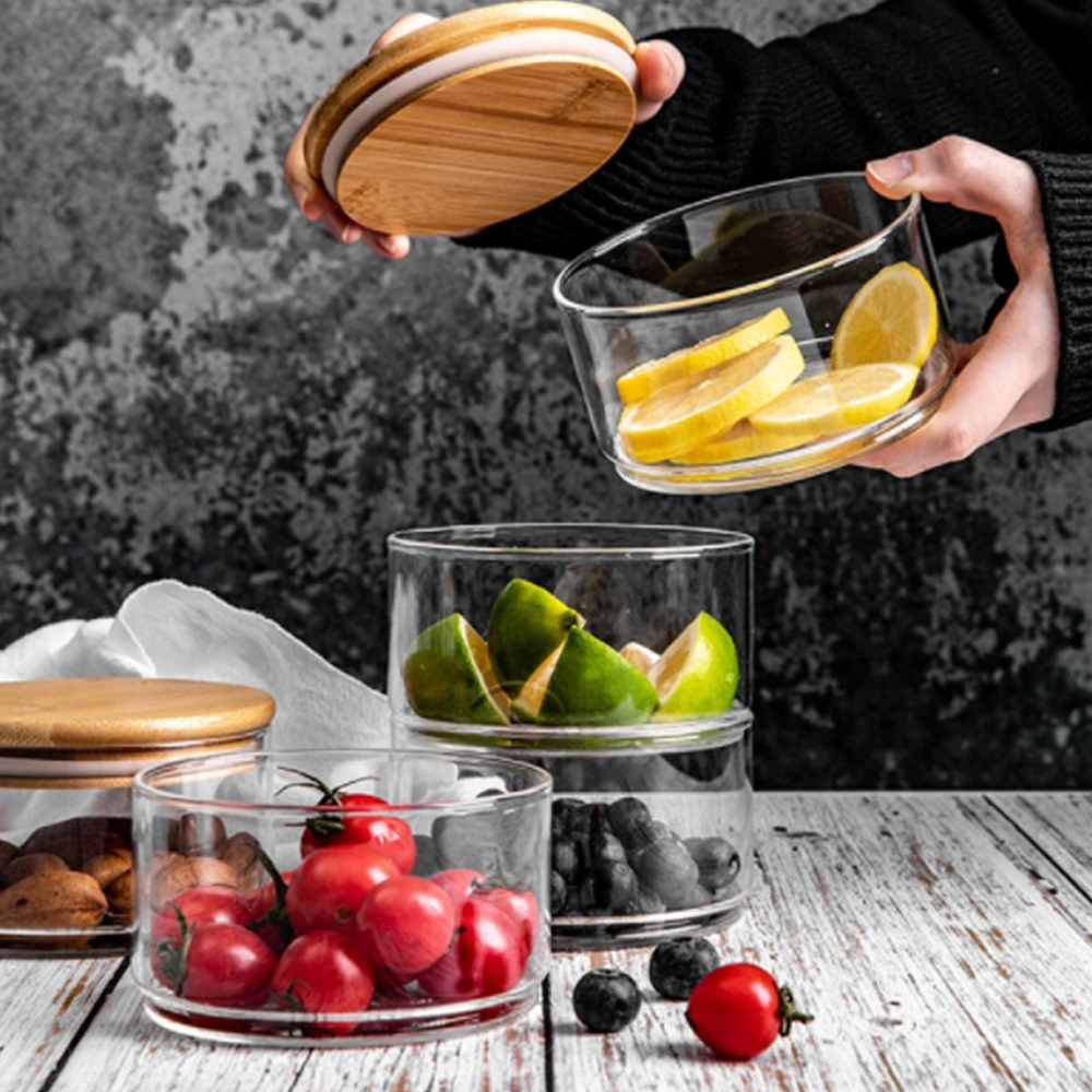 51 off on 3x Stackable Glass Containers Set OneDayOnly