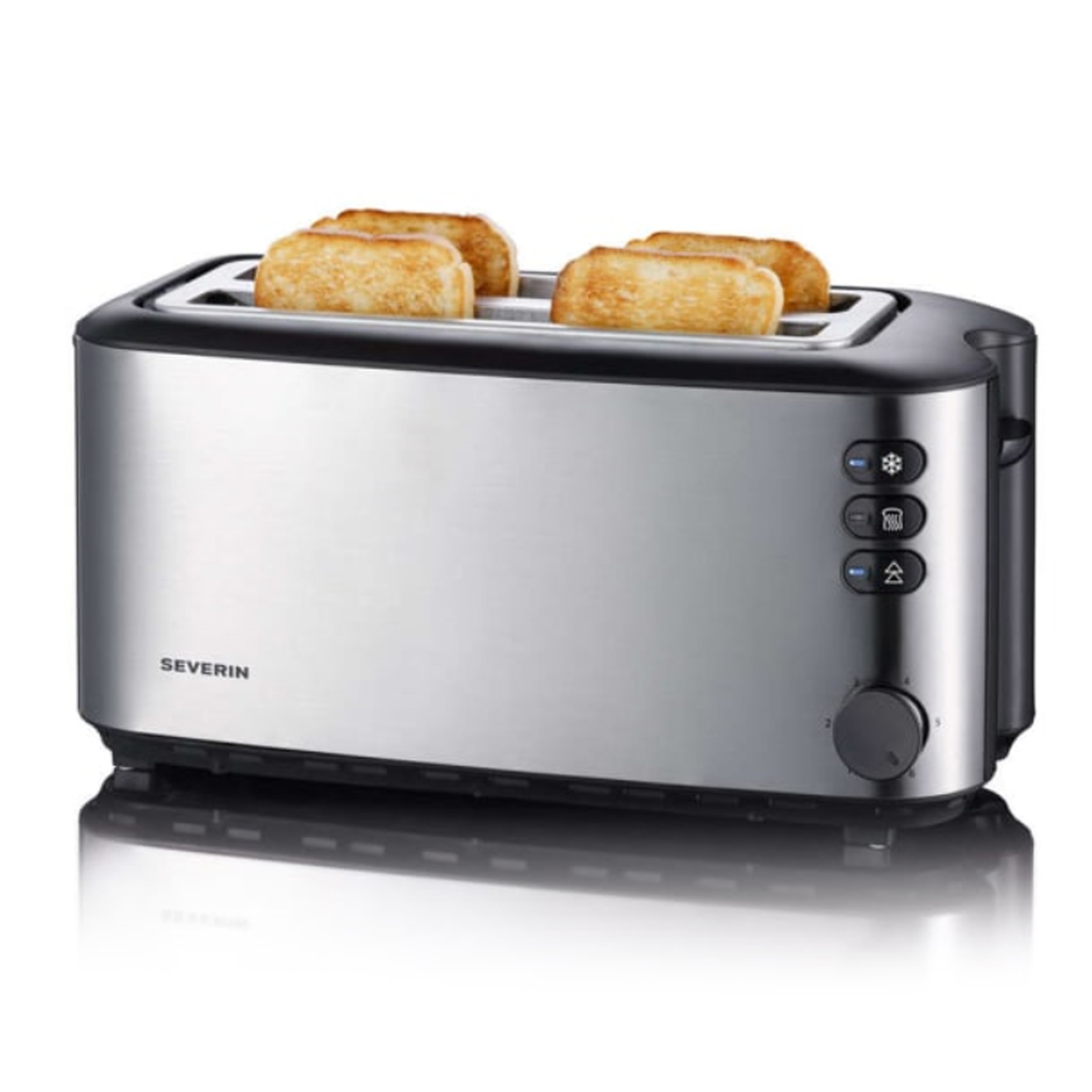 Automatic 4-Slice Long Slot Toaster