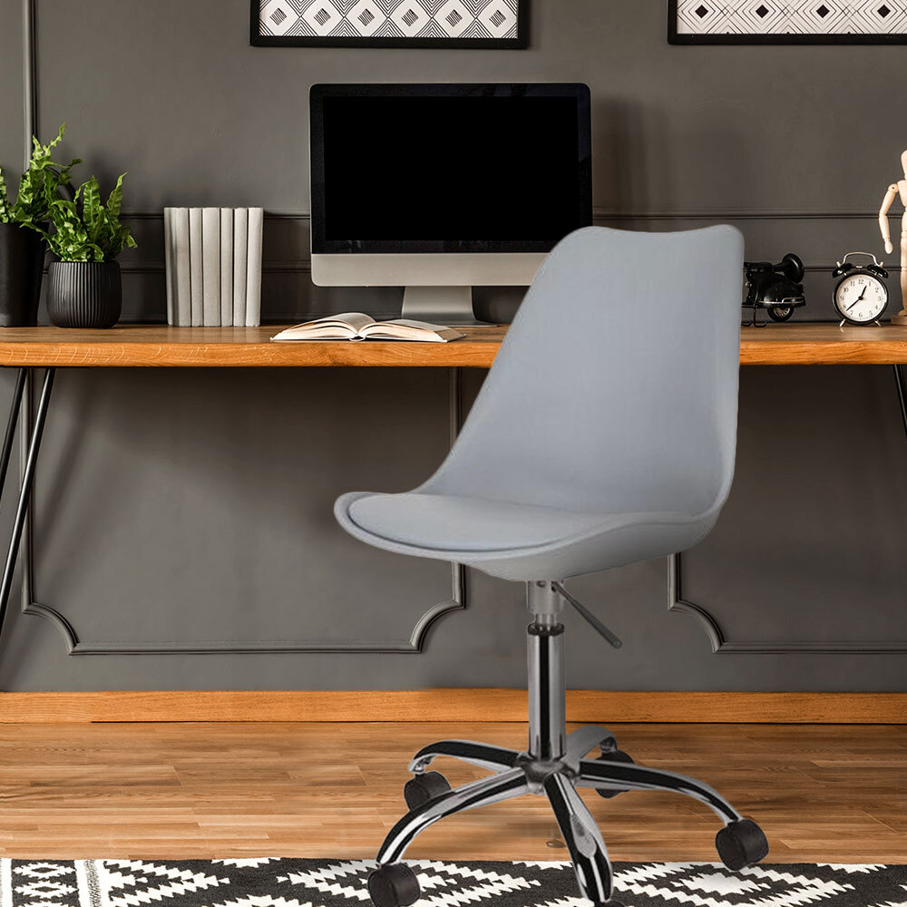 40 off on Eames Style Low Padded Seat Office Chair with Gas Height