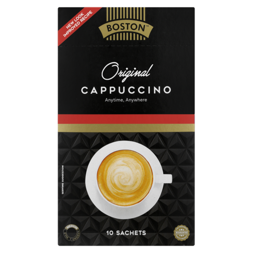 34 off on Boston 12x 10's Cappuccino Sachets OneDayOnly