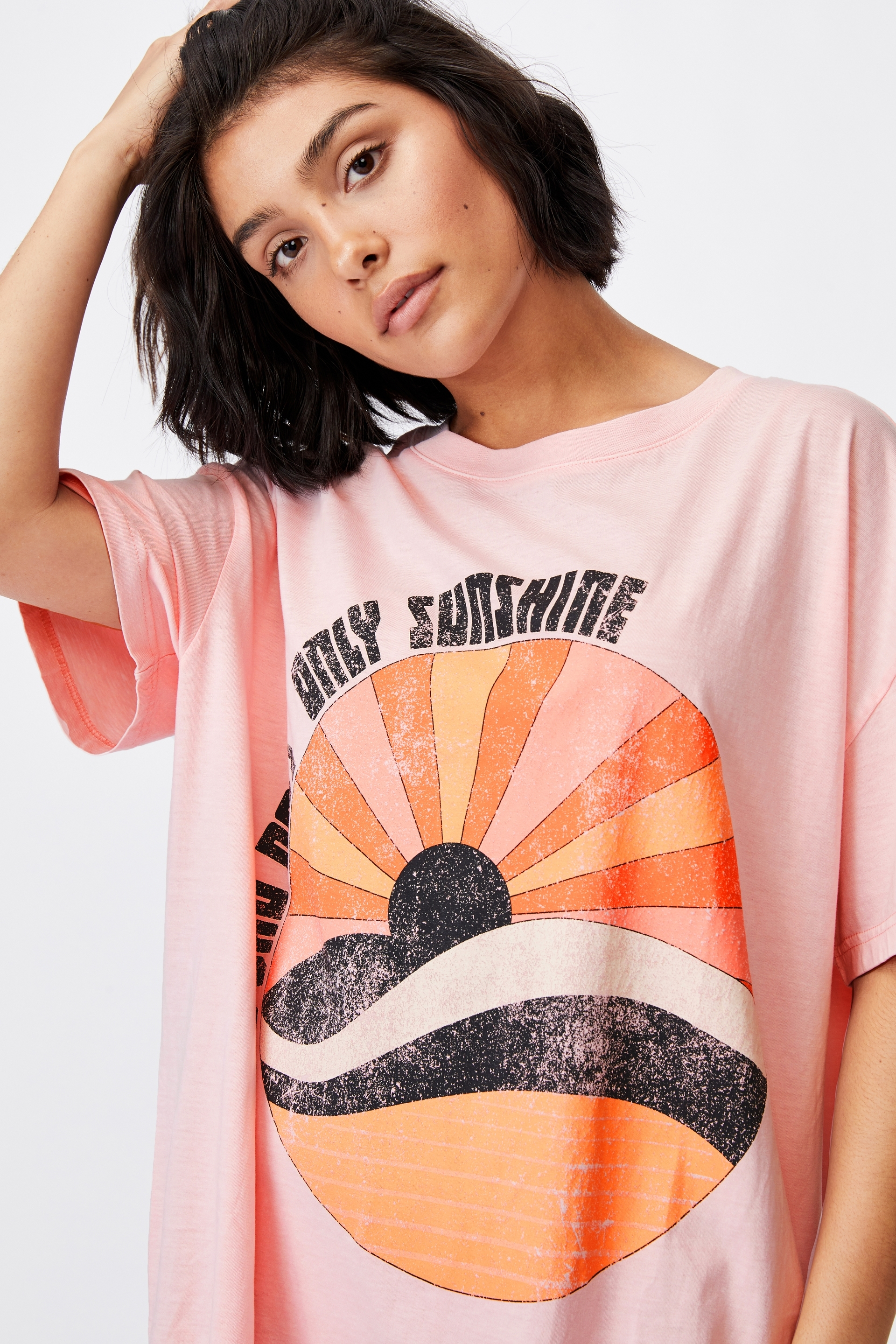Set of 2 Ladies 90's T-Shirt Nighties
