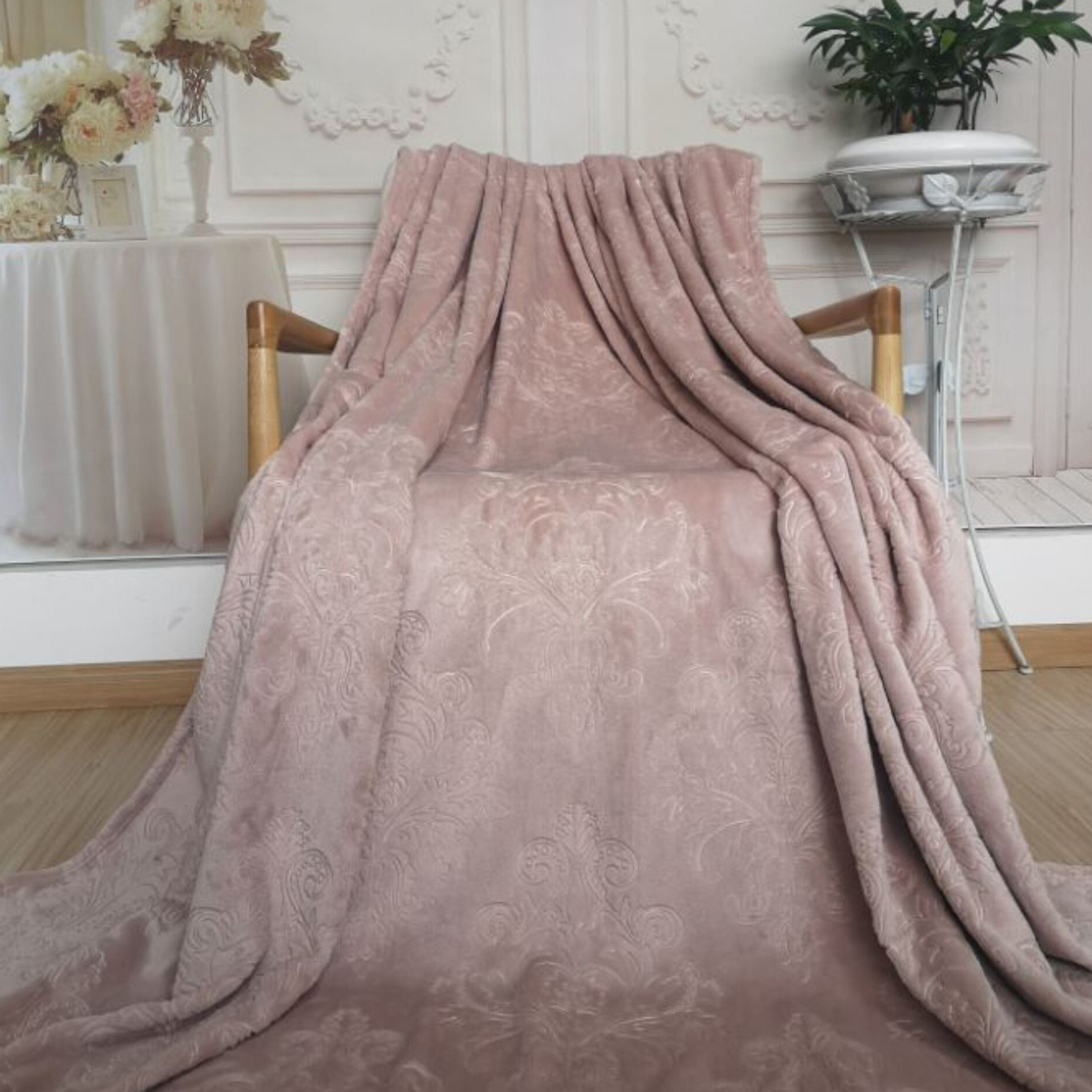 Cosy Plush Embossed Blanket