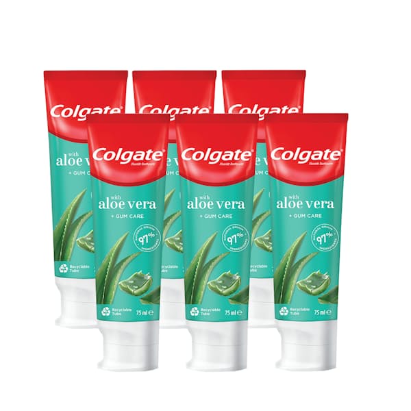 6x 75ml Naturals Toothpastes