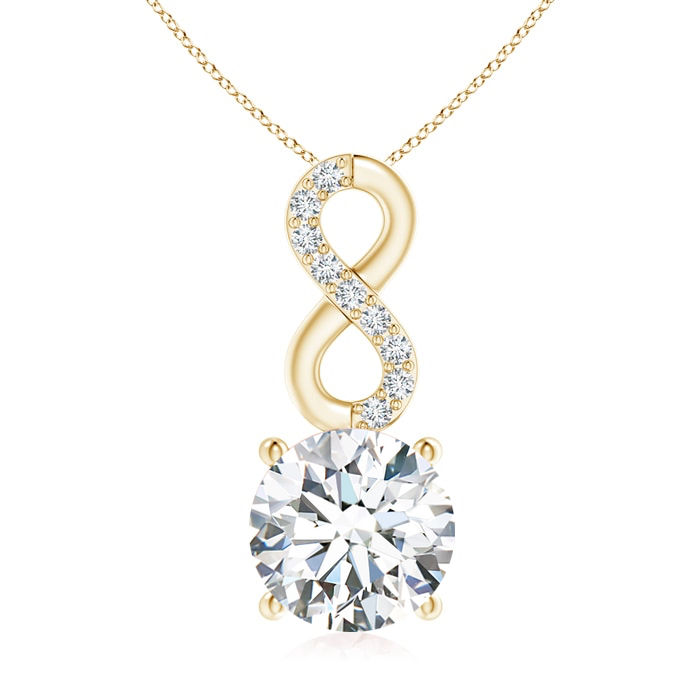 Kaia Infinity Necklace with Swarovski Crystals