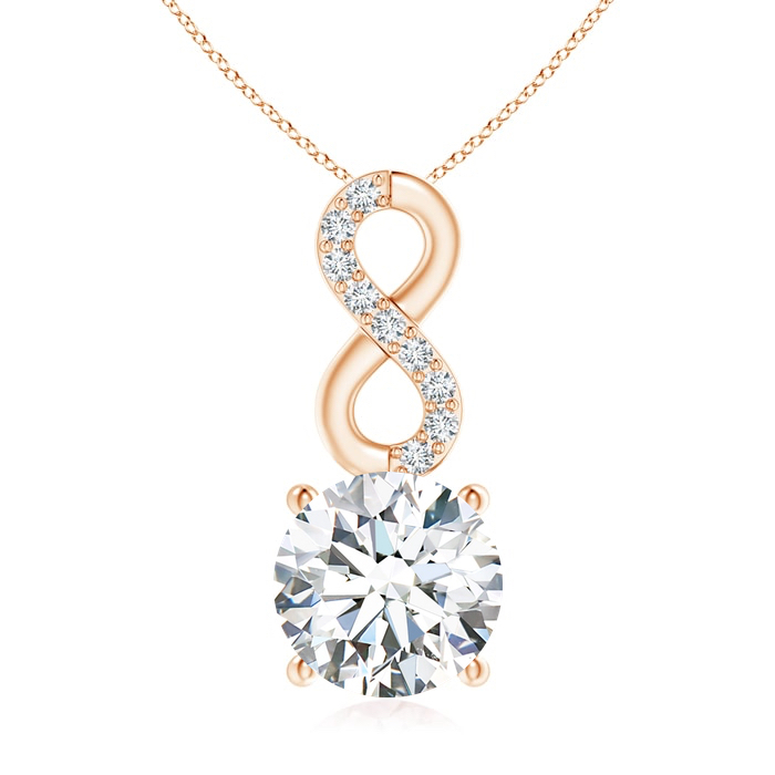 Kaia Infinity Necklace with Swarovski Crystals