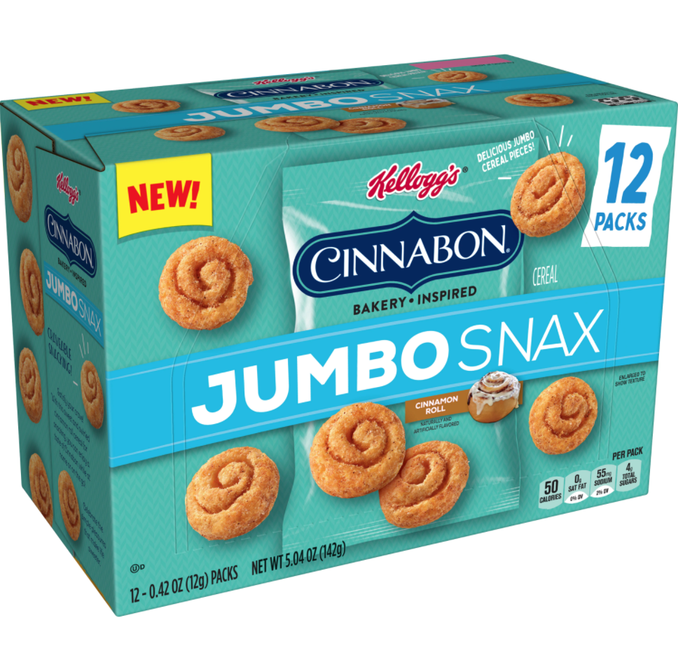 18% off on 12x 12g Cinnabon Jumbo Snax Packs | OneDayOnly