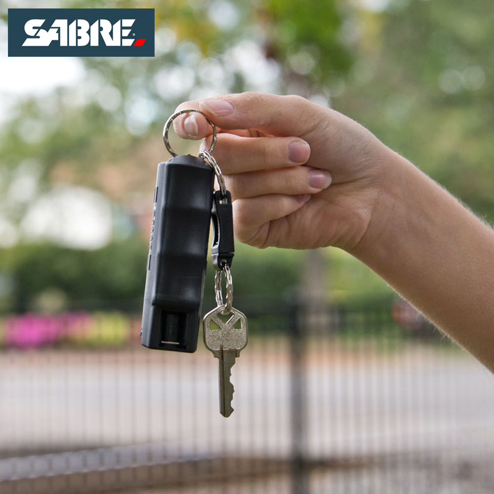 31 off on Black Pepper Spray Safety Keyring OneDayOnly