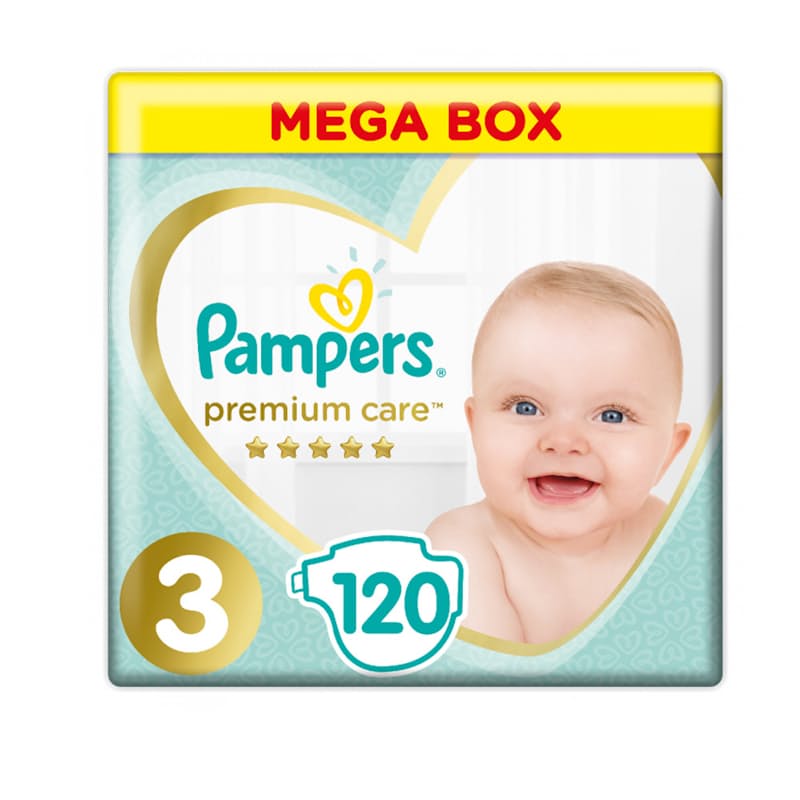 Pampers Premium Care Mega Pack Nappies OneDayOnly