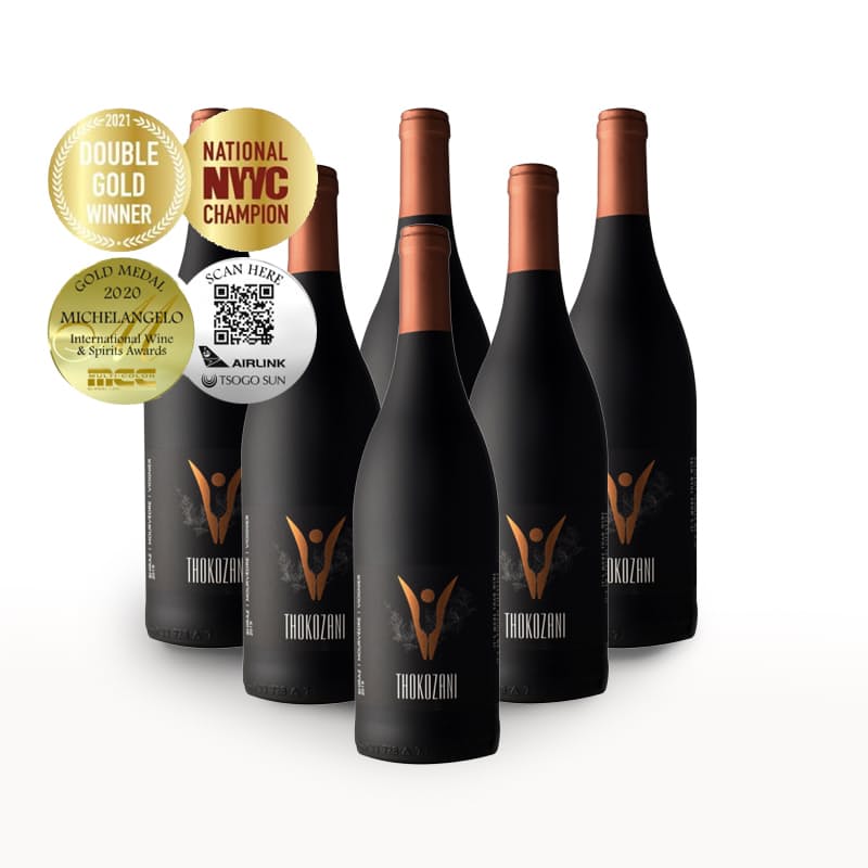 Thokozani Shiraz Mourvèdre Viognier 2019 (R106.50 Per Bottle, 6 Bottles)