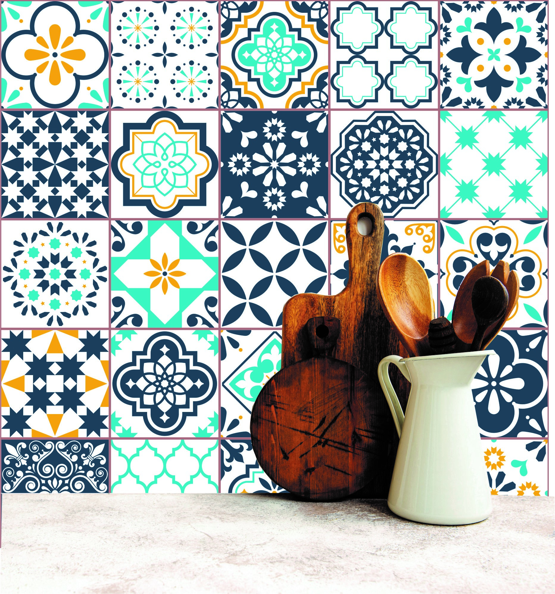 20 off on Pack of 20 Peel and Stick Wall Tiles