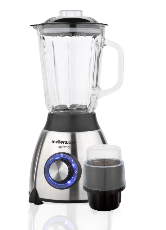 550W 1.5L Stainless Steel Optima Blender With Coffee Mill (Model: 62600C)