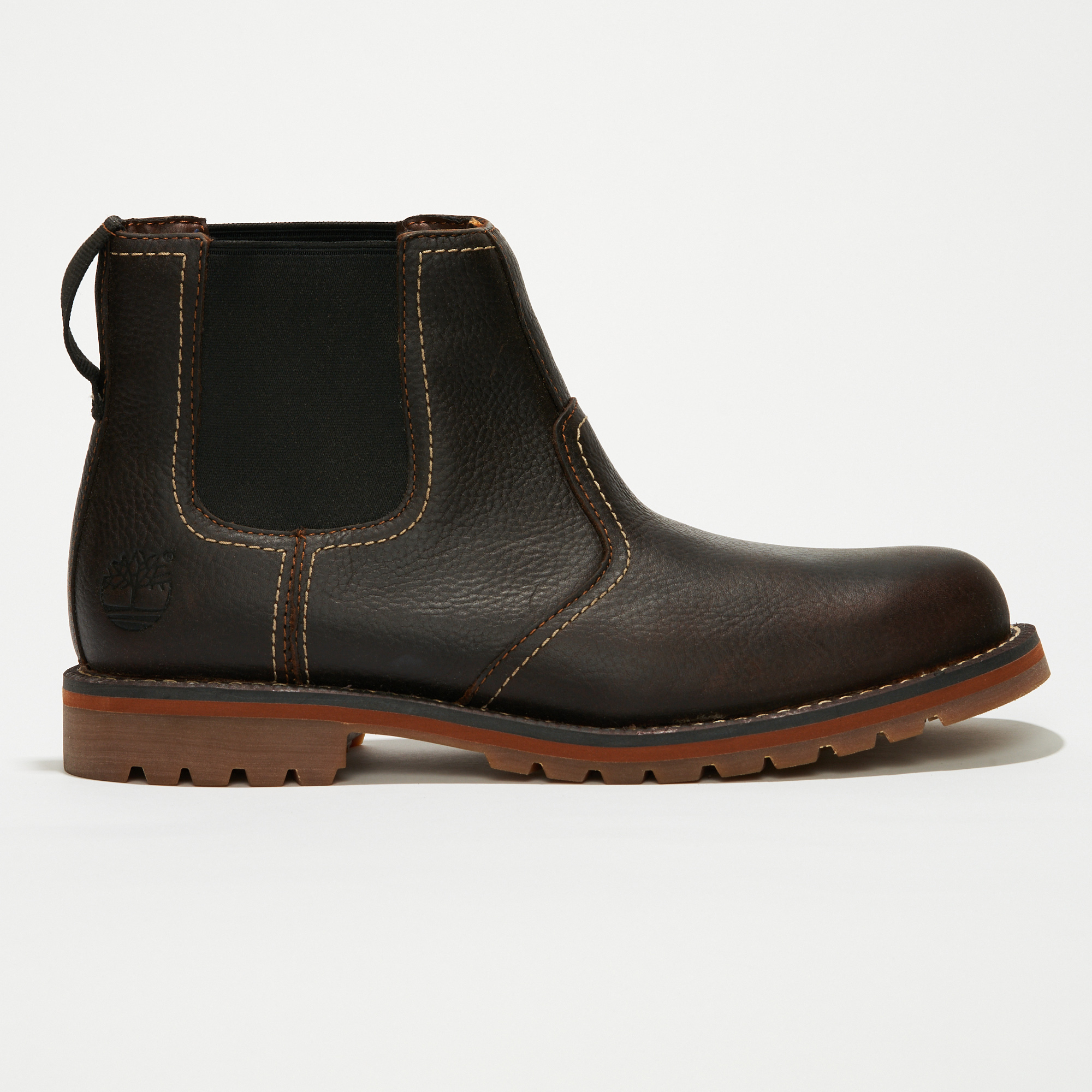 larchmont chelsea boot for men in dark brown