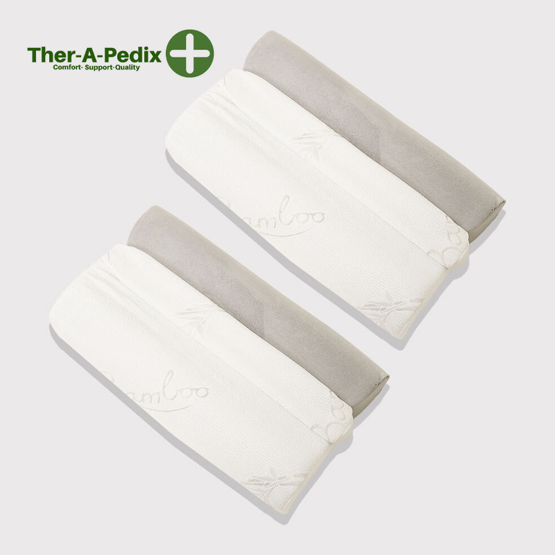 71% off on 2x Charcoal Memory Foam Pillows | OneDayOnly