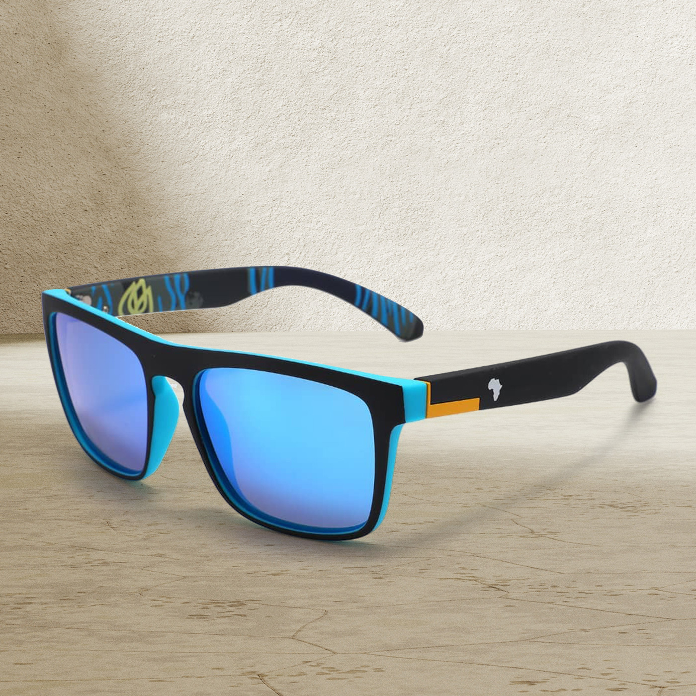 reflective square sunglasses